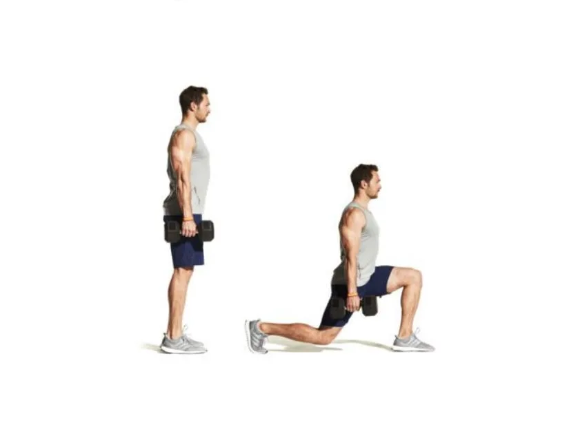 10+ Bài Tập Cardio Giảm Mỡ Toàn Thân Hiệu Quả lunges 13 Bài tập Lunges