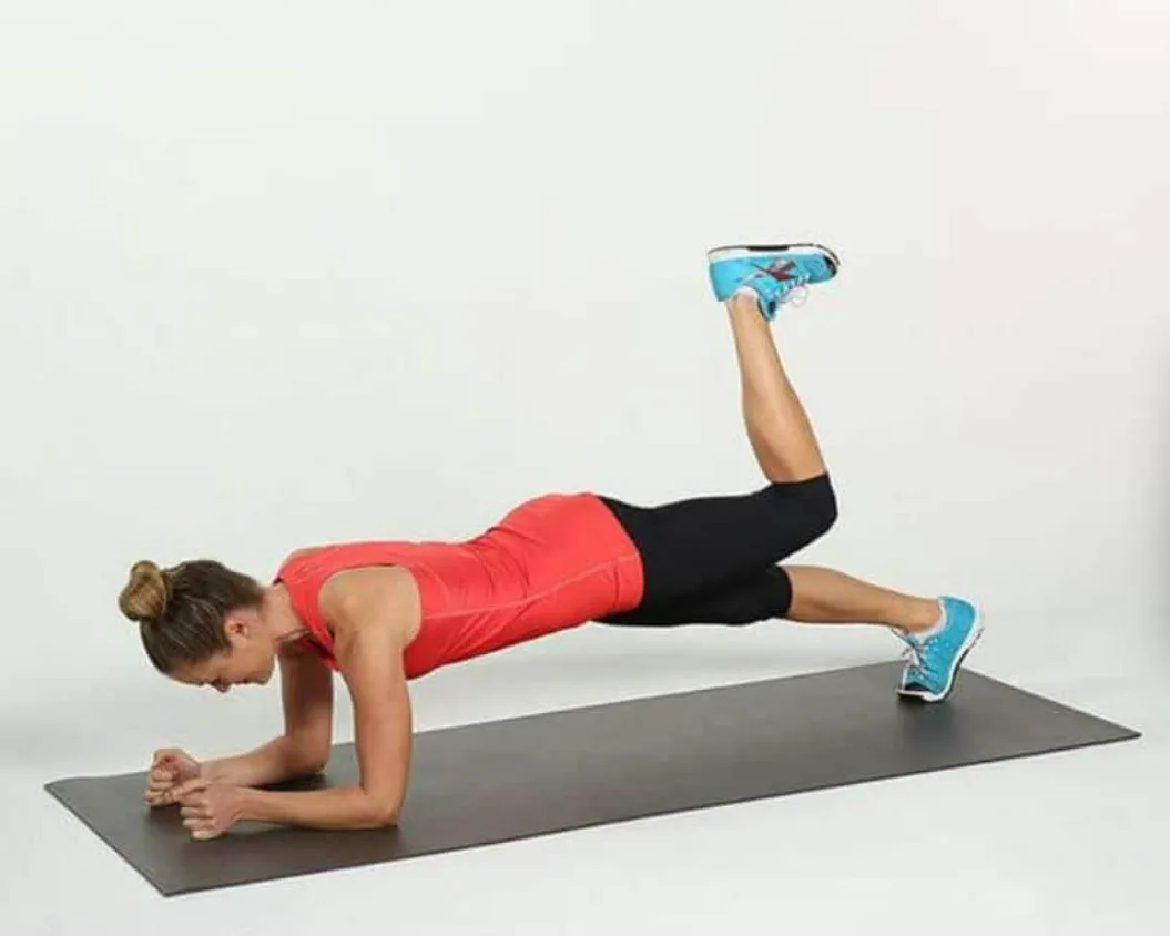 Mách Bạn 10 Phút Tập Cơ Bụng Mang Lại Hiệu Quả Cao plank nguoc voi nang chan 4 10 phút tập cơ bụng