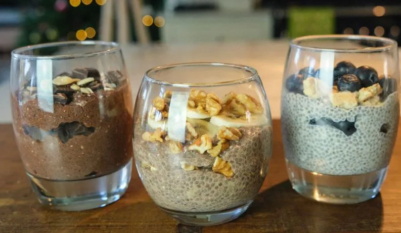 Gợi Ý Thực Đơn Bữa Sáng Cho Người Tập Gym Đẩy Đủ Chất Dinh Dưỡng chia pudding 5 bữa sáng cho người tập gym